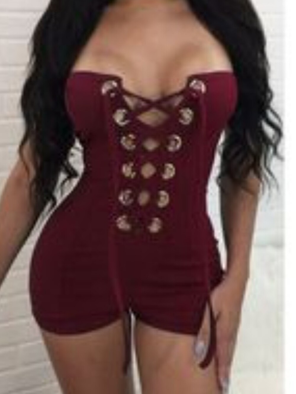 Women's Fashion Tik Tok Viral Romper Bodysuit Jumpsuit Sexy Club Night Out